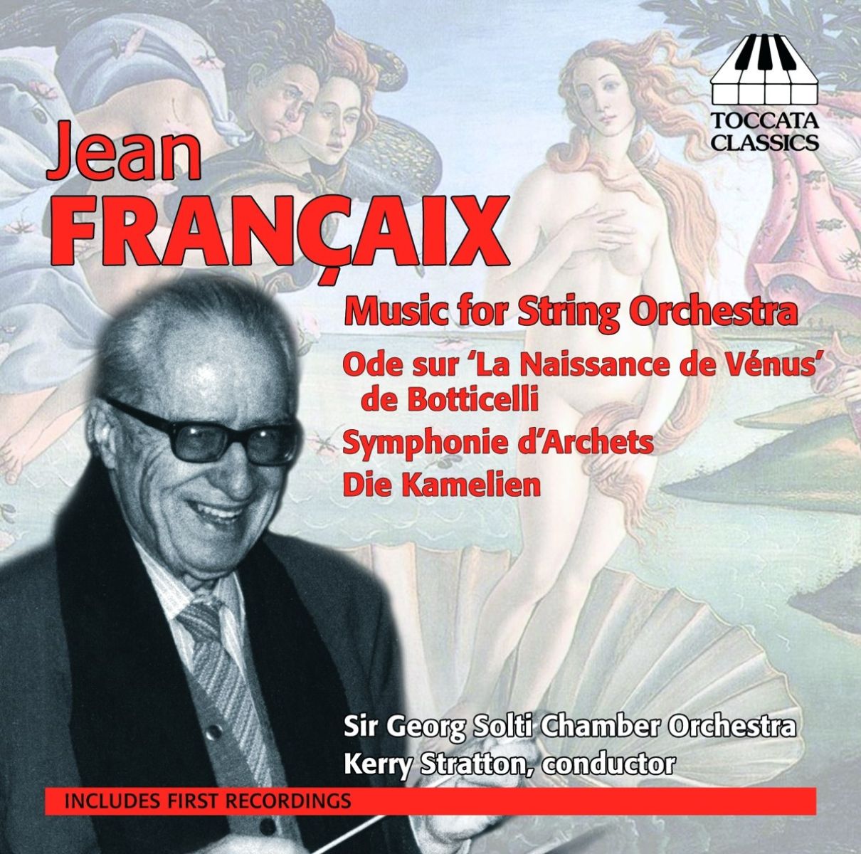 Afbeelding van Sir Georg Solti Chamber Orchestra, Kerry Stratton - Françaix: Music For String Orchestra