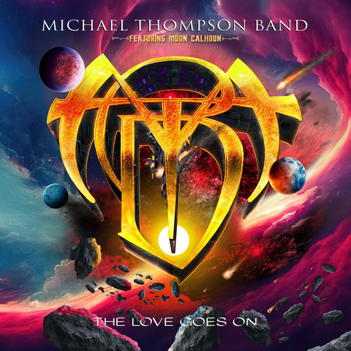 Afbeelding van Michael Thompson Band Featuring Moon Calhoun - The Love Goes On