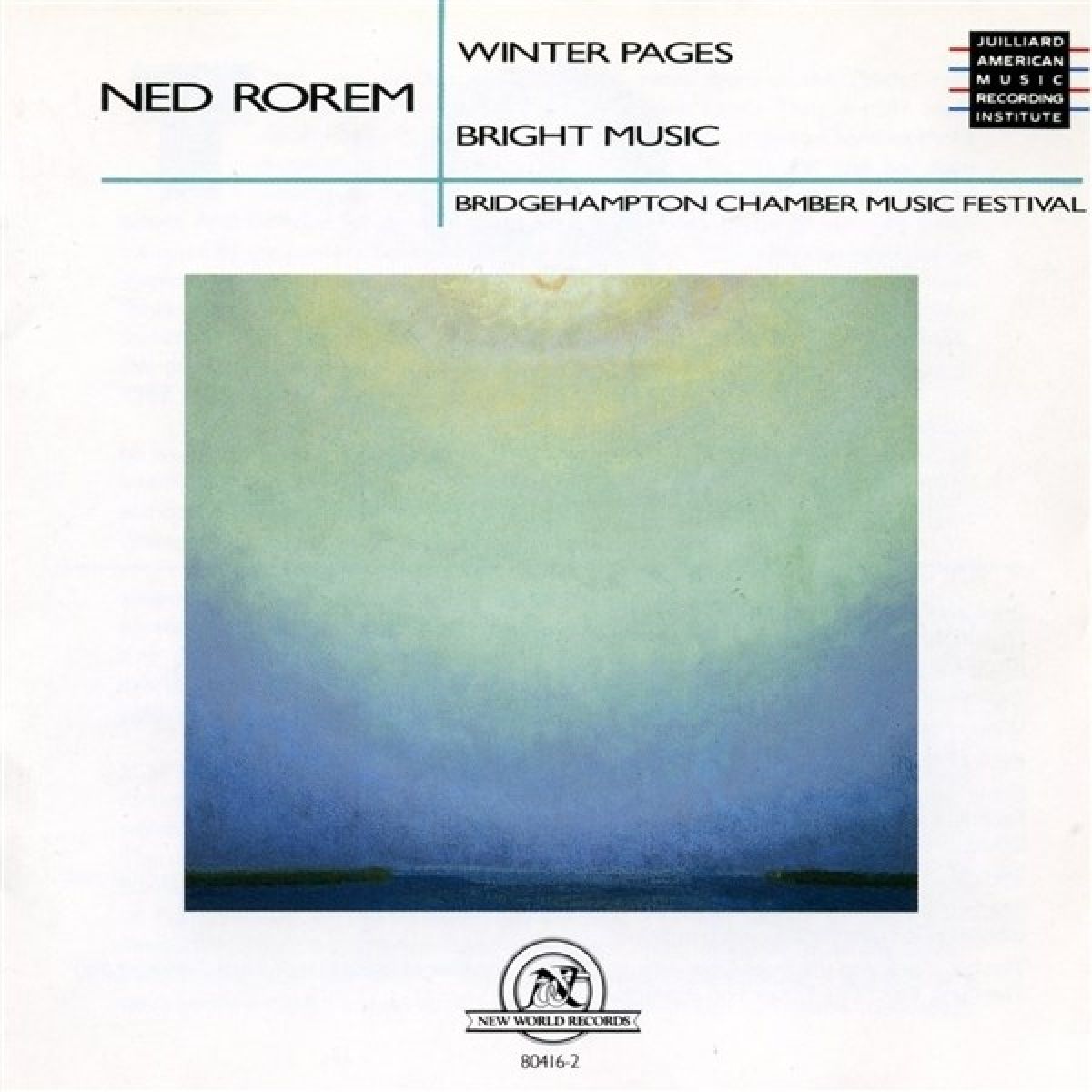 Bridgehampton Chamber Music Festival - Rorem: Winter Pages | Bright Music