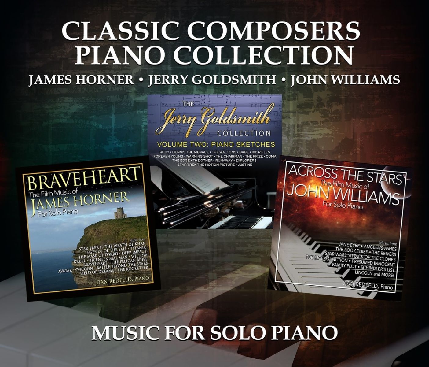 Afbeelding van Various Artists - Classic Composers Piano Collection:James Horner/Jerry Goldsmith/John Williams
