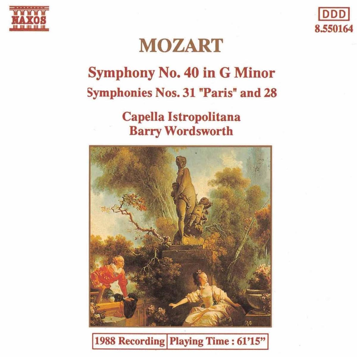 Afbeelding van Capella Istropolitana, Barry Wordsworth - Mozart: Symphonies 40, 28 & 31