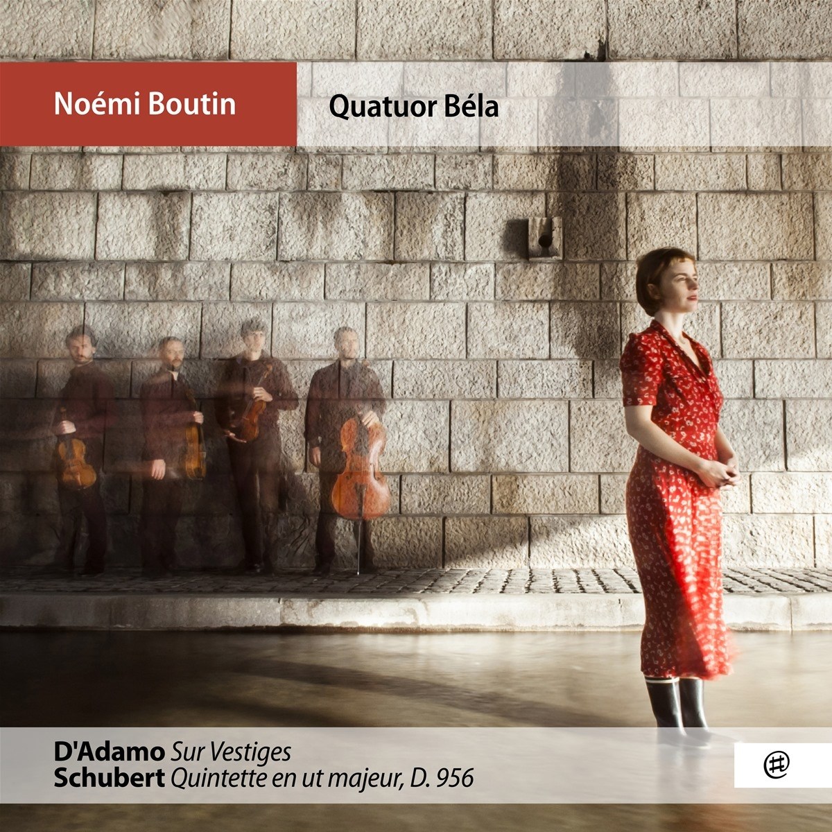 Afbeelding van Quatuor Béla, Noémi Boutin - D'Adamo, Sur Vestiges / Schubert, Quintette En Ut Majeur, D.956
