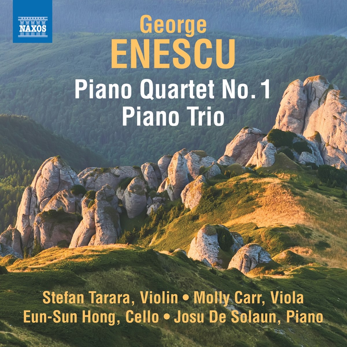 Afbeelding van Stefan Tarara, Molly Carr, Eun-Sun Hong, Josu De Solaun - Enescu: Piano Quartet No. 1 . Piano Trio