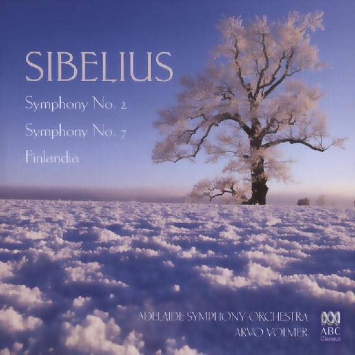 Afbeelding van Adelaide Symphony Orchestra, Arvo Volmer - Sybelius: Symphonies Nos.2 & 7 | Finlandia