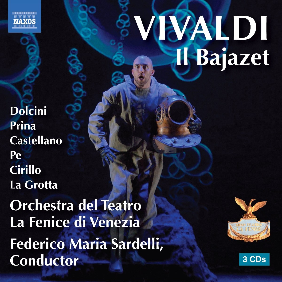 Afbeelding van Renato Dolcini, Sonia Prina, Orchestra Del Teatro La Fenice Di Venezia - Vivaldi: Il Bajazet