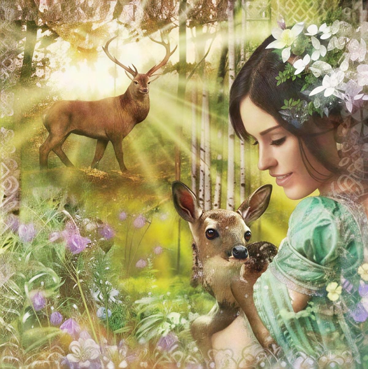 Afbeelding van Relaxing Inspirational Music - Forest Card 1