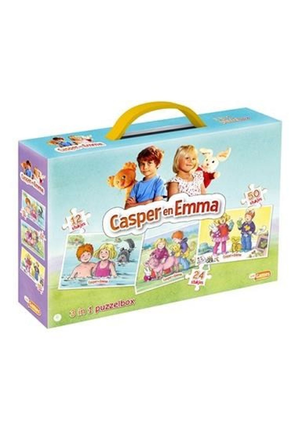 Afbeelding van Casper En Emma 3 In 1 Box - (Puzzel+Memo+Domino)