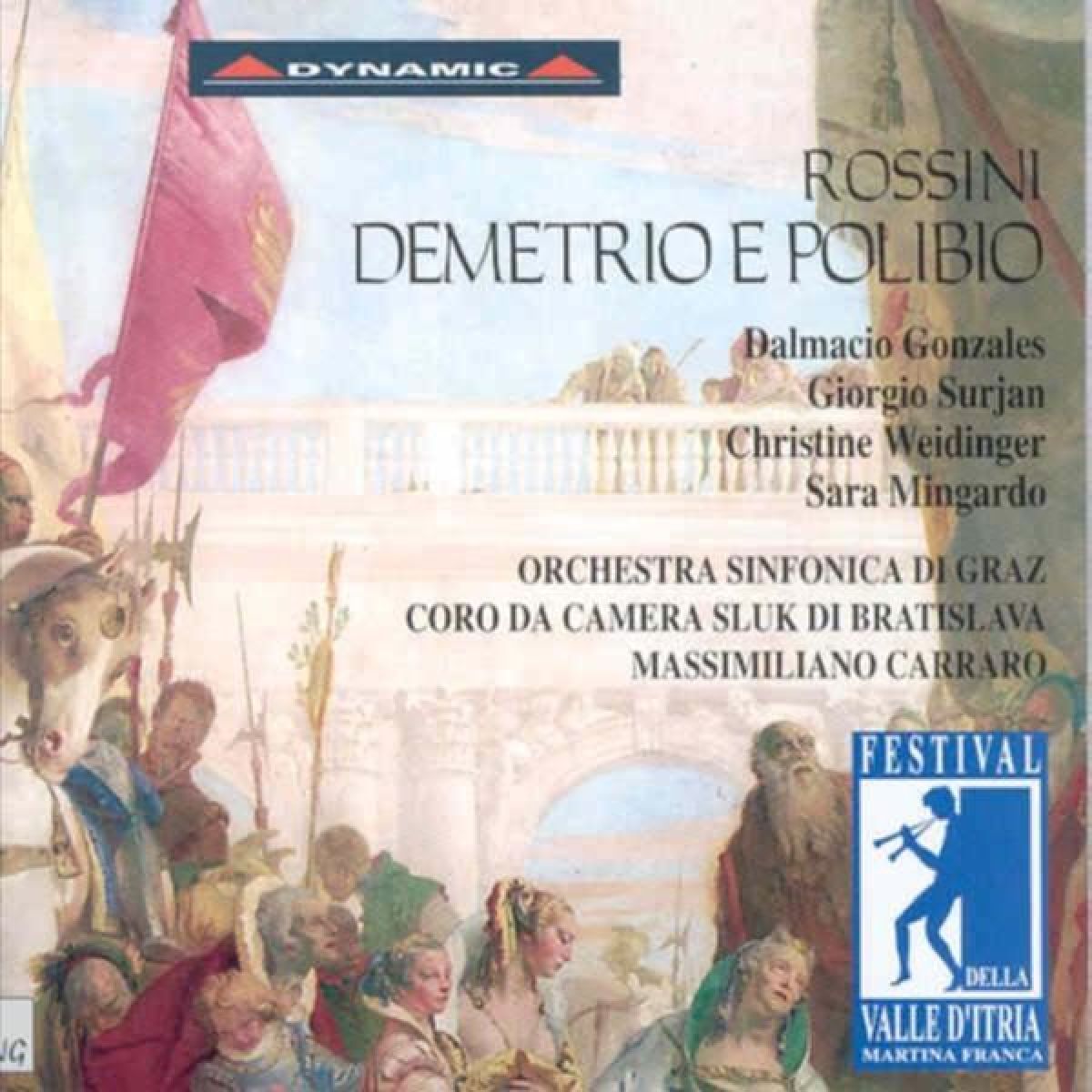 Afbeelding van Sofia Mehedlishvili, Victoria Yarovaya, César Arrieta, Luca Dall'Amico, Camerata Bach Choir, Poznan, Virtuosi Brunensis, Luciano Acocella - Rossini: Demetrio E Polibio