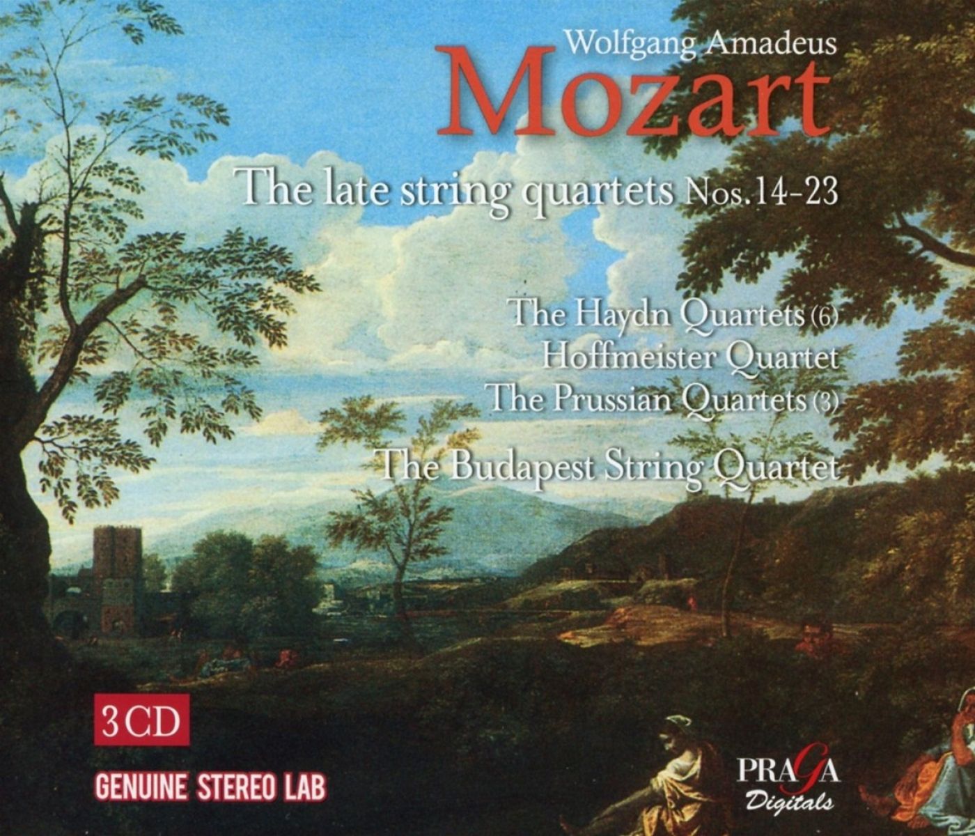 Afbeelding van Budapest String Quartet - Mozart: The Late String Quartets No. 14-23