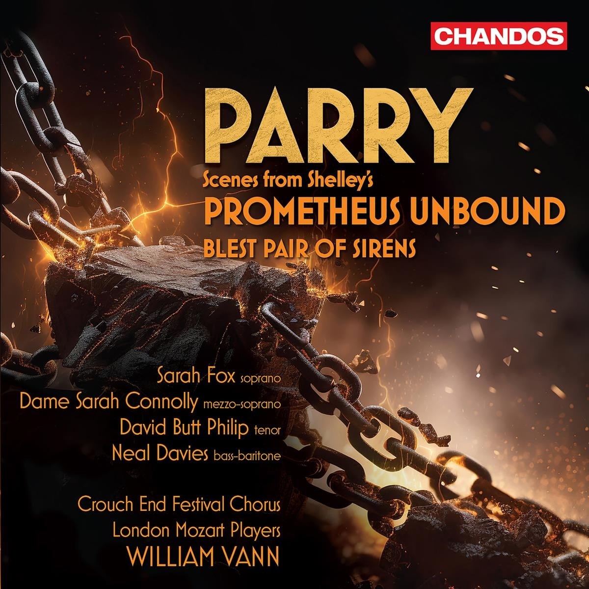 Afbeelding van London Mozart Players, William Vann - Parry Scenes From Shelley's Prometheus