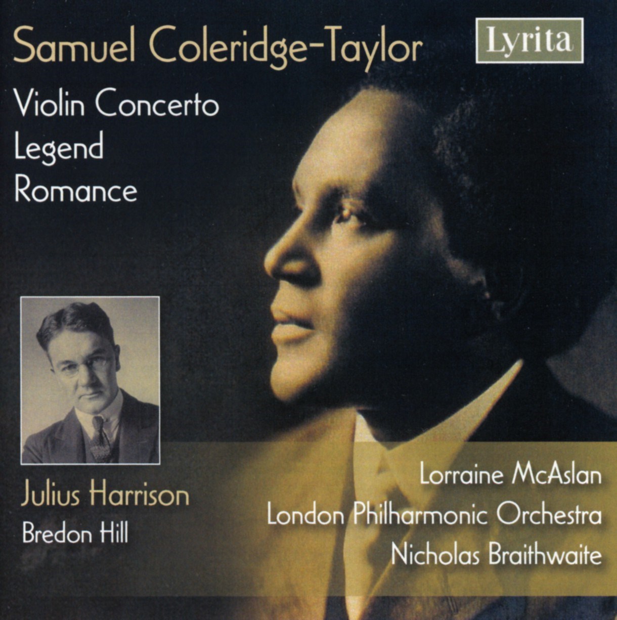 Afbeelding van Julius Harrison, Lorraine McAslan, London Philharmonic Orchestra, Nicholas Braithwaite - Coleridge-Taylor: Violin Concerto | Legend | Romance