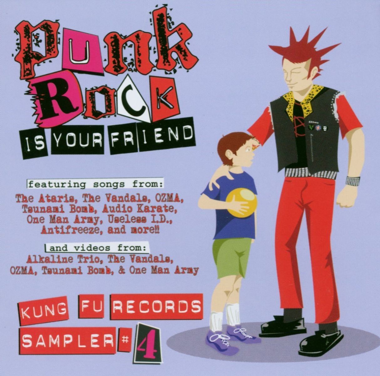 Afbeelding van Various Artists - Punk Rock Is Your Friend (Kung Fu Records Sampler #4)