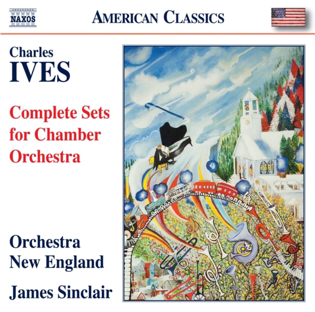 Afbeelding van Orchestra New England, James Sinclair - Ives: Complete Sets For Chamber Orchestra
