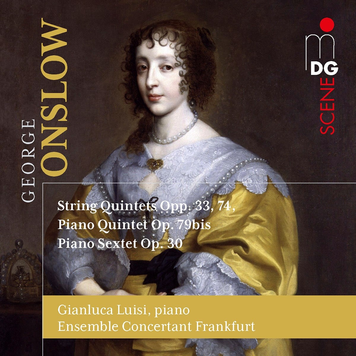 Afbeelding van Gianluca Luisi, Ensemble Frankfurt Concertant - Onslow: Quintets & Piano Sextet