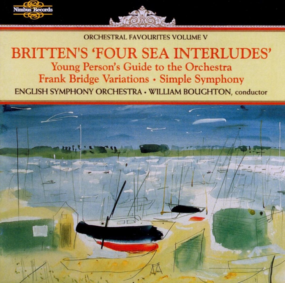 Afbeelding van English Symphony Orchestra, William Boughton - Britten: Four Sea Interludes