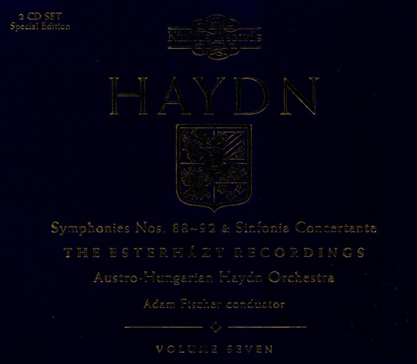 Afbeelding van Austro-Hungarian Haydn Orchestra, Ádám Fischer - Haydn: Symphonies Nos. 88-92 & Sinfonia Concertante - The Esterházy Recordings - Volume Seven