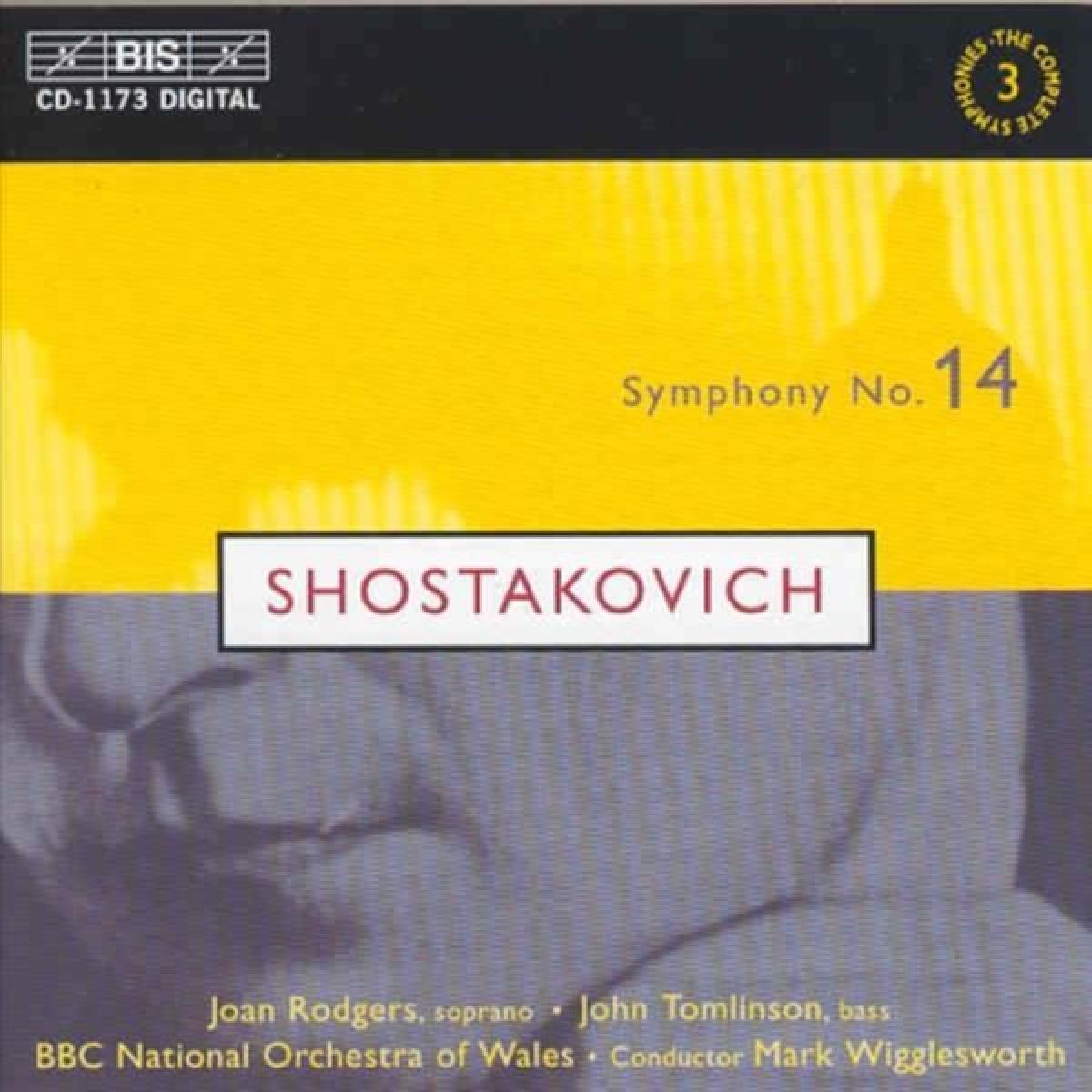 Afbeelding van Joan Rodgers, John Tomlinson, BBC National Orchestra Of Wales - Shostakovich: Symphony No.14, Op.135 (1969)