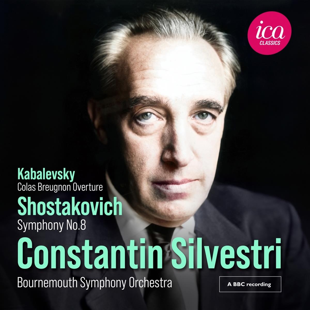 Afbeelding van Bournemouth Symphony Orchestra, Constantin Silvestri - Shostakovich: Symphony No. 8|Kabalevsky: Colas Breugon Overture