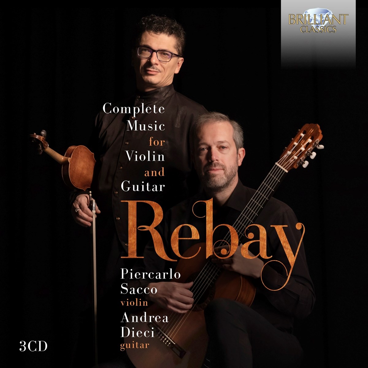 Afbeelding van Piercarlo Sacco & Andrea Dieci - Rebay: Complete Music For Violin And Guitar