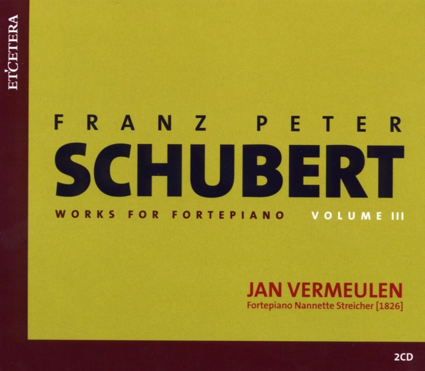 Afbeelding van Jan Vermeulen - Schubert: Complete Works For Pianoforte Volume III