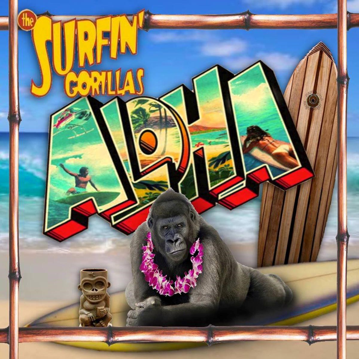 Afbeelding van Surfin' Gorillas - Aloha