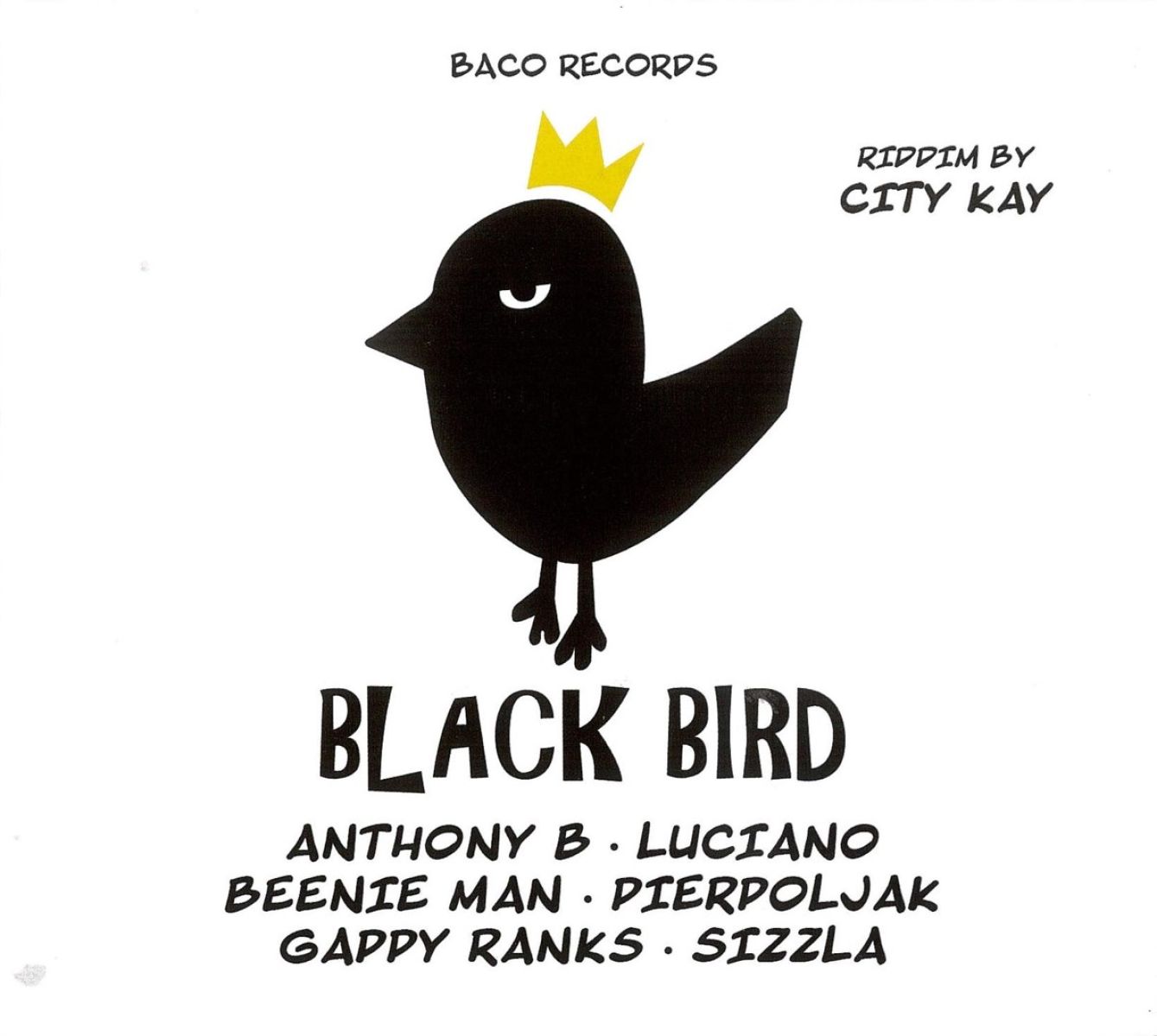 Afbeelding van Various Artists - Black Bird / Big Slap (Riddim By City Kay)