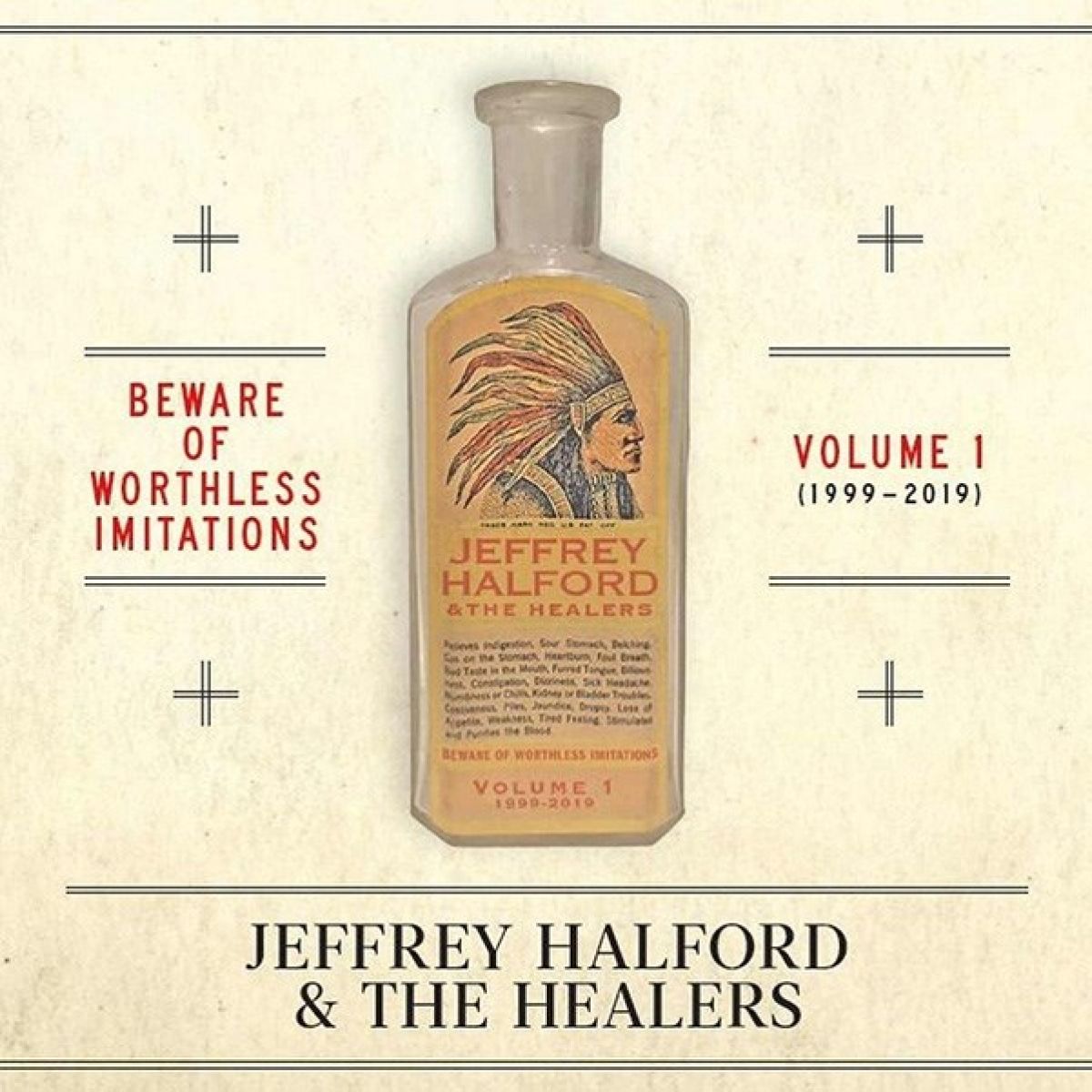 Afbeelding van Jeffrey Halford & The Healers - Beware Of Worthless Imitations Vol.1 (1999-2019)