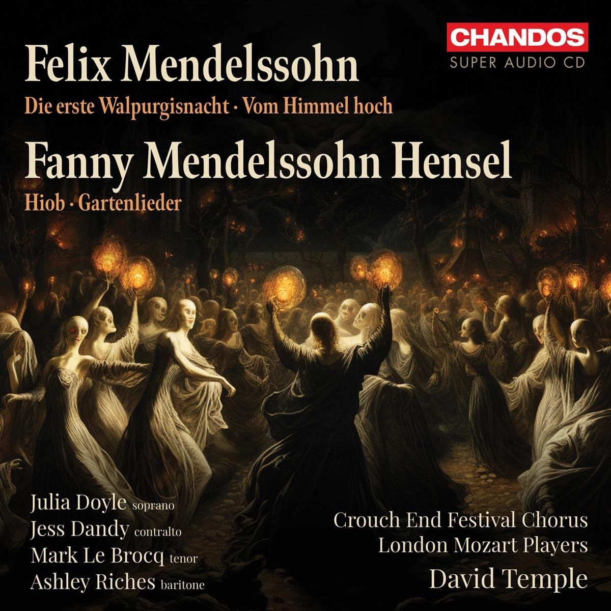 Afbeelding van London Mozart Players, David Temple - Fanny Hensel/Felix Mendelssohn