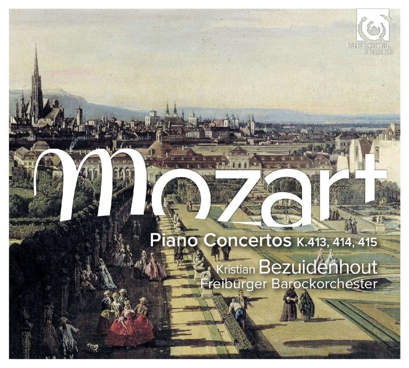 Afbeelding van Kristian Bezuidenhout, Freiburger Barockorchester - Mozart: Piano Concertos K.413, 414, 415