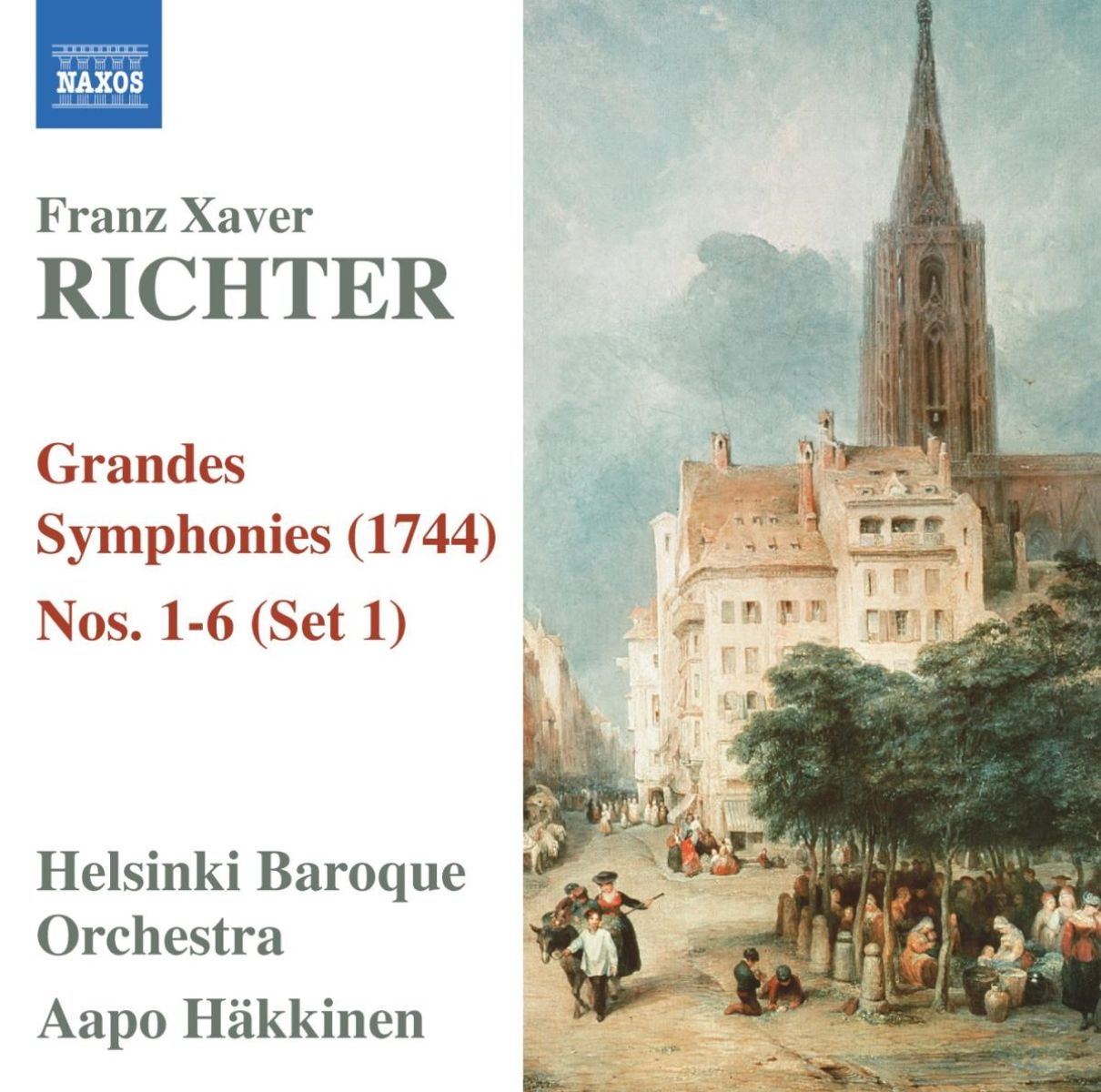 Afbeelding van Helsinki Baroque Orchestra - Franz Xaver Richter: Grandes Symphonies, Nos.1-6
