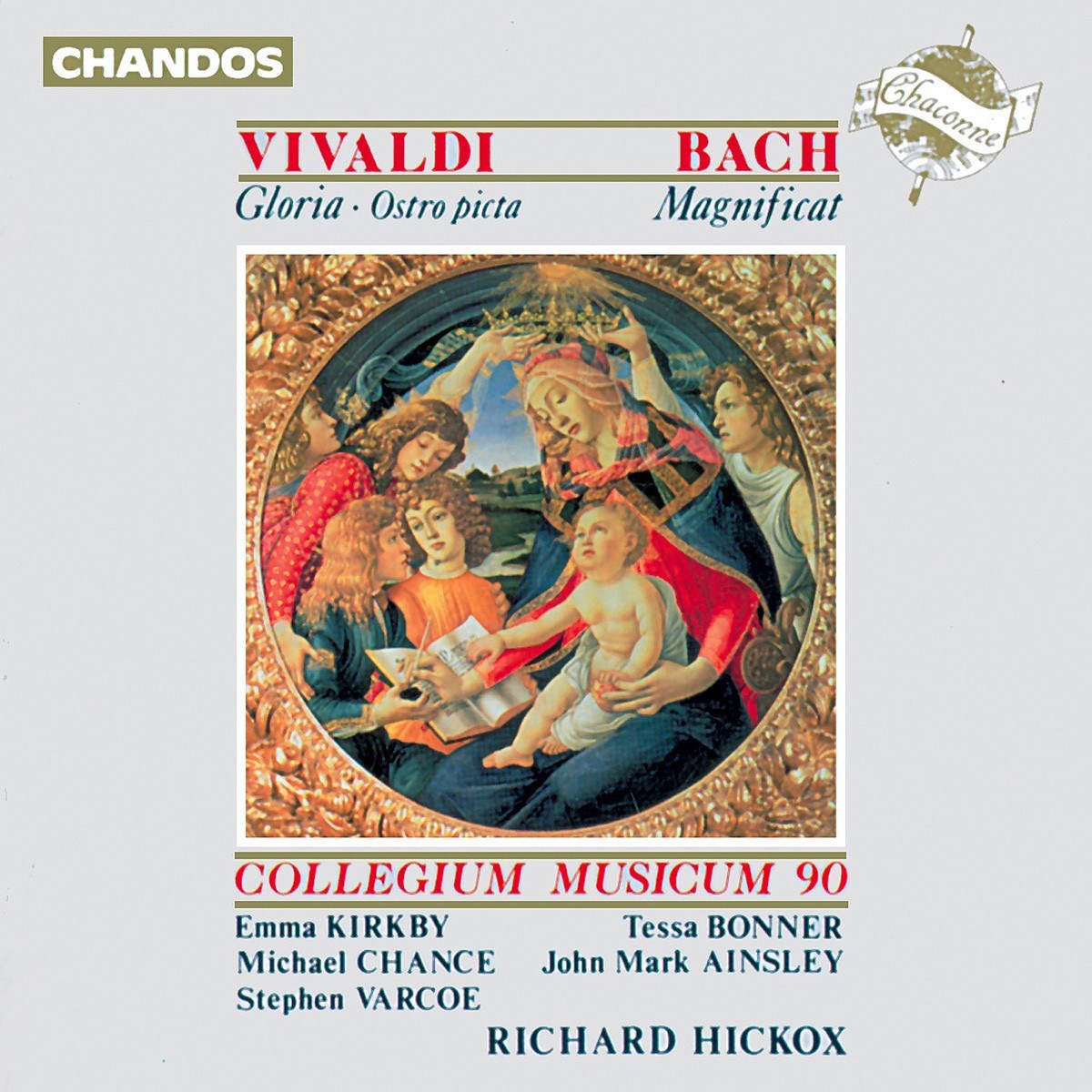 Afbeelding van Collegium Musicum 90, Richard Hickox - Vivaldi: Ostro Picta | Gloria · Bach: Magnificat