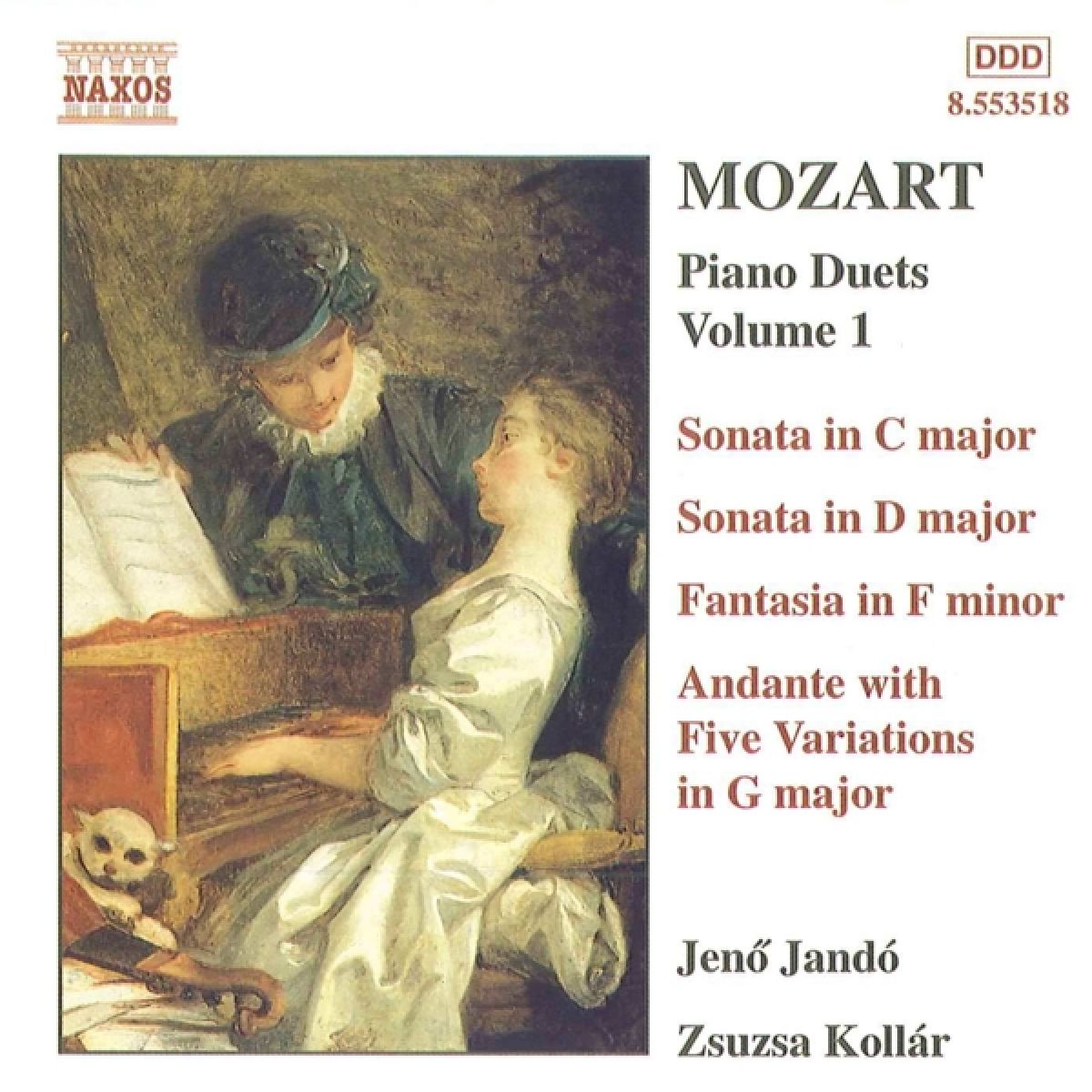 Jeno Jandó & Zsuzua Kollár - Mozart: Piano Duets 1