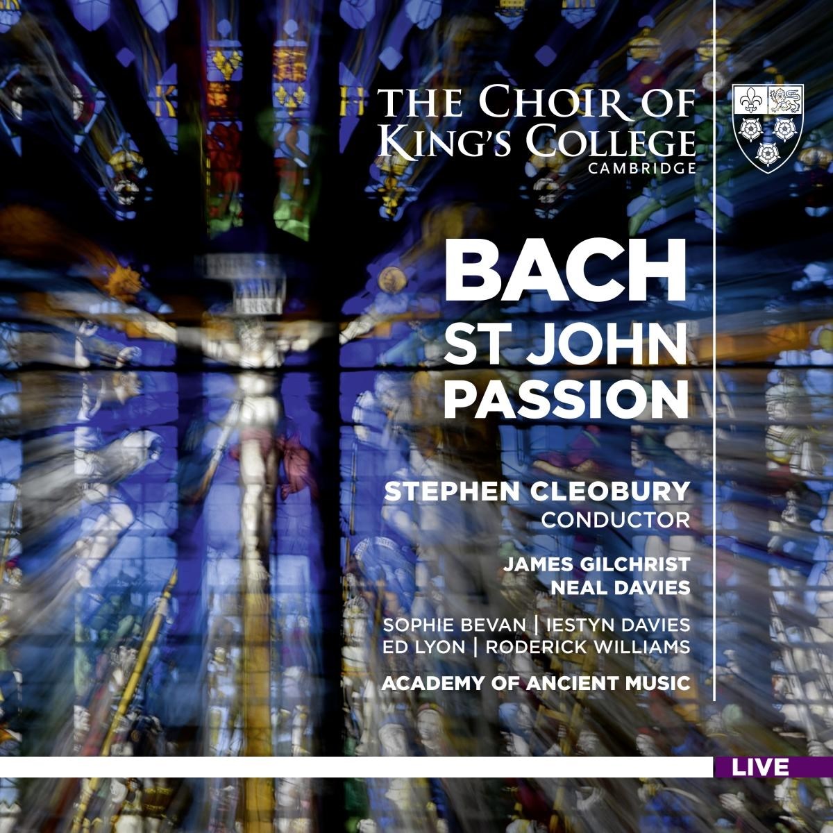 Afbeelding van Academy Of Ancient Music, Stephen Cleobury - J.S. Bach: St John Passion