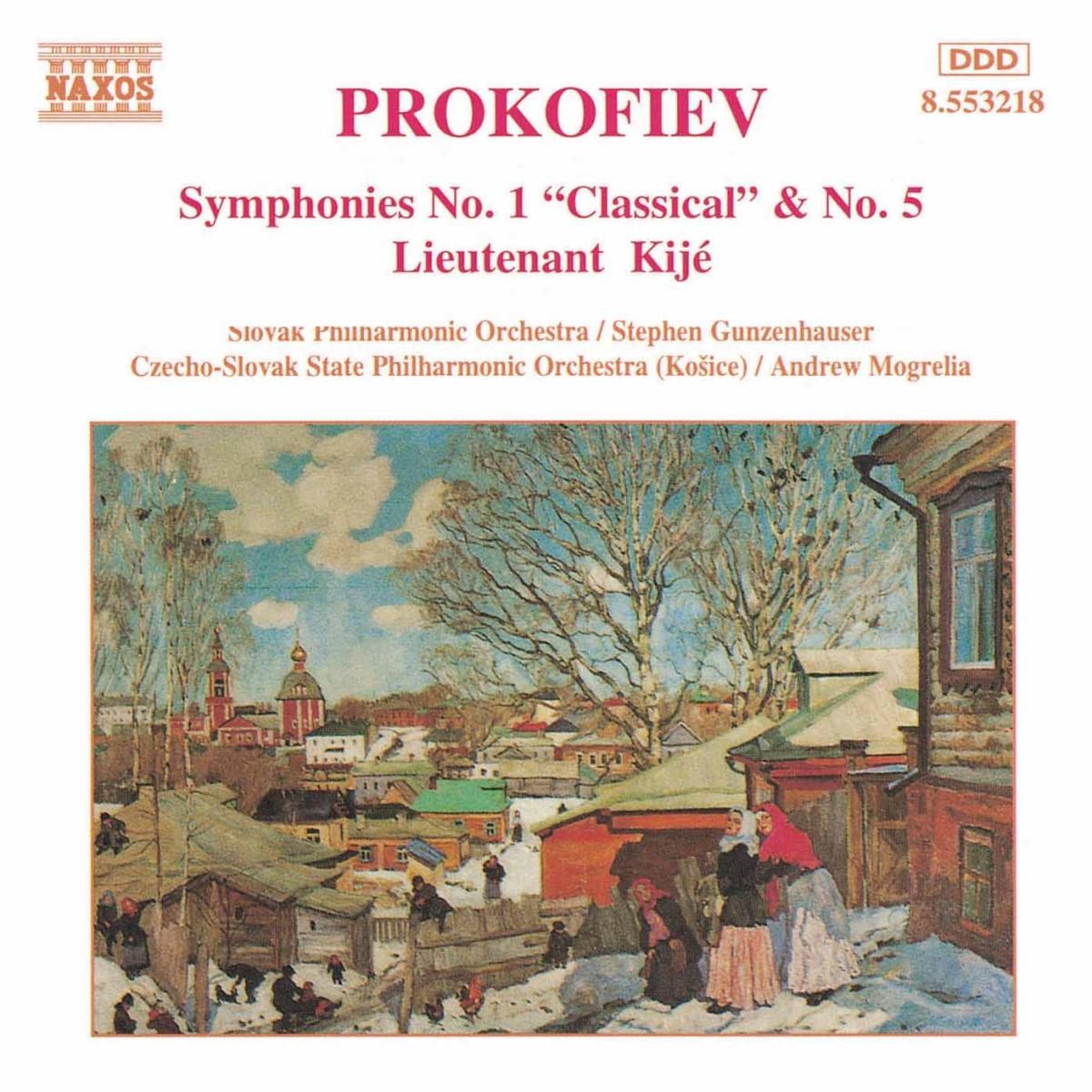 Czecho-Slovak State Philharmonic Orchestra, Andrew Mogrelia - Prokofiev: Symphonies 1 & 5