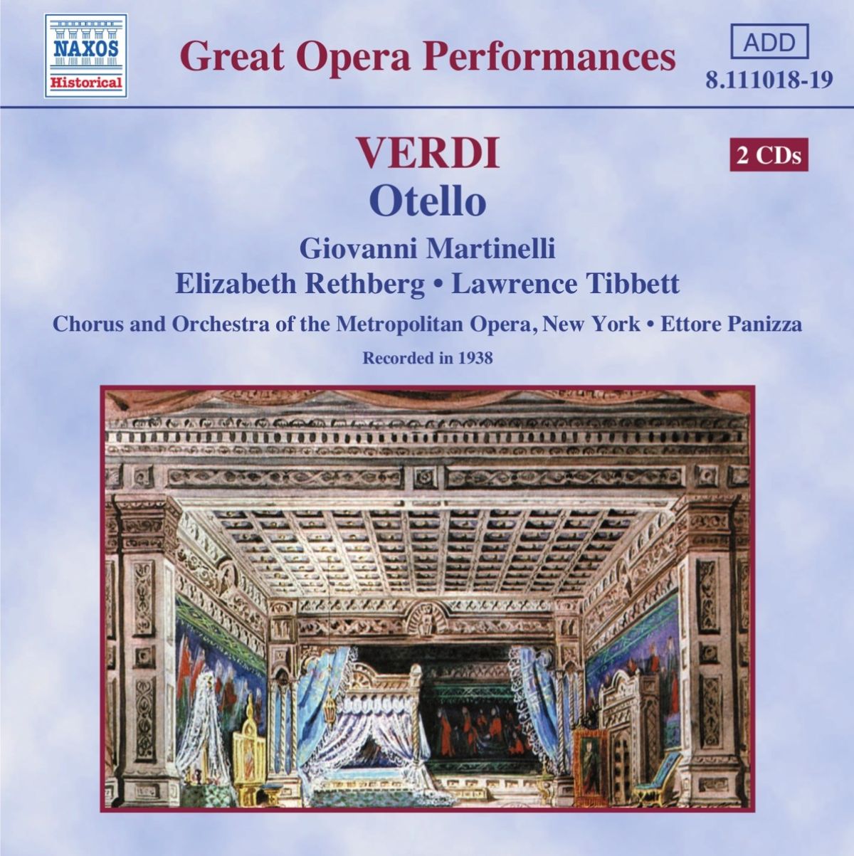 Giovanni Martinelli, Elisabeth Rethberg, Lawrence Tibbett - Verdi: Otello (Broadcast 12 | 02 | 38)