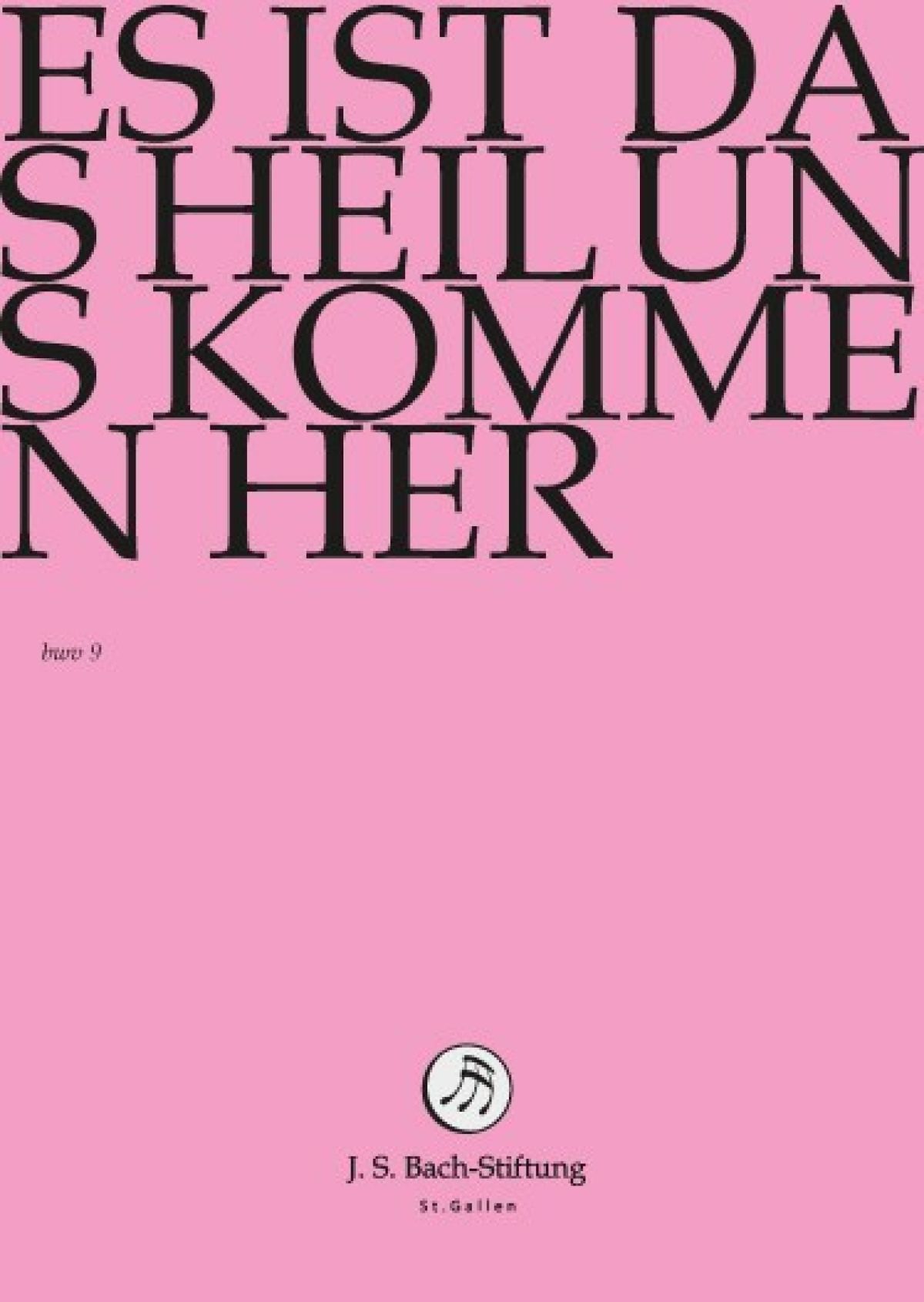 Afbeelding van Chor & Orchester Der J.S. Bach-Stiftung, Rudolf Lutz - J.S. Bach: Es Ist Das Heil Uns Kommen
