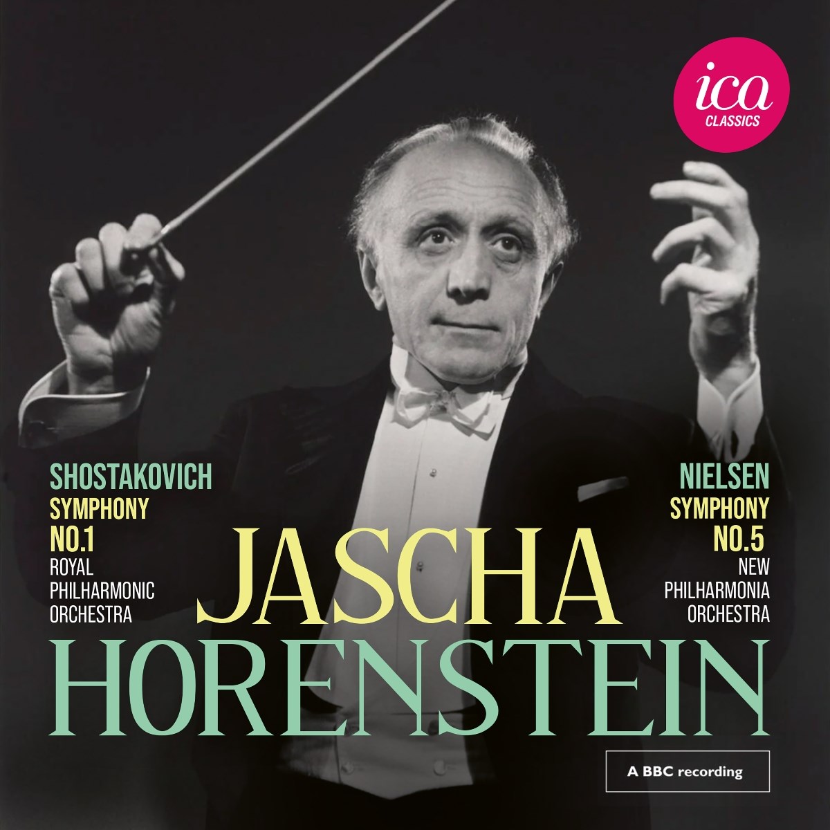 Afbeelding van Royal Philharmonic Orhestra, Jascha Horenstein - Shostakovich: Symphony No. 1 | Nielsen: Symphony No. 5 (Live)