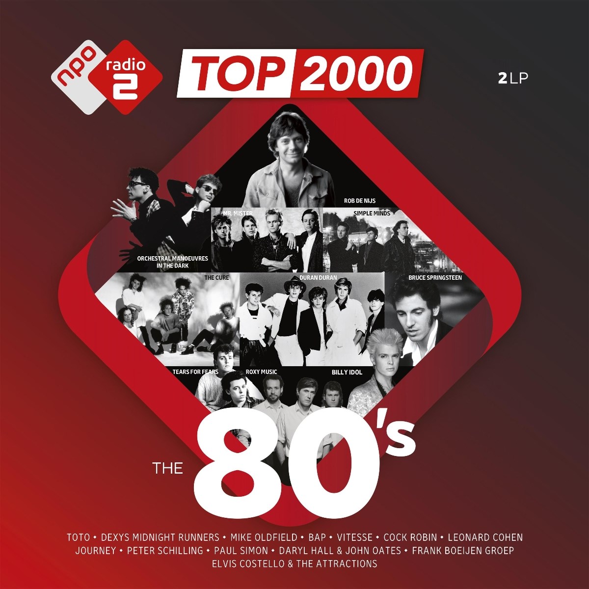 Afbeelding van Various Artists - Top 2000 - The 80's