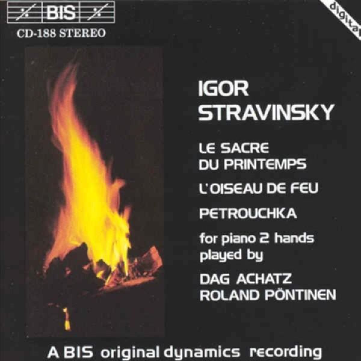 Afbeelding van Dag Achatz & Roland Pöntinen - Stravinsky: Le Sacre Du Printemps