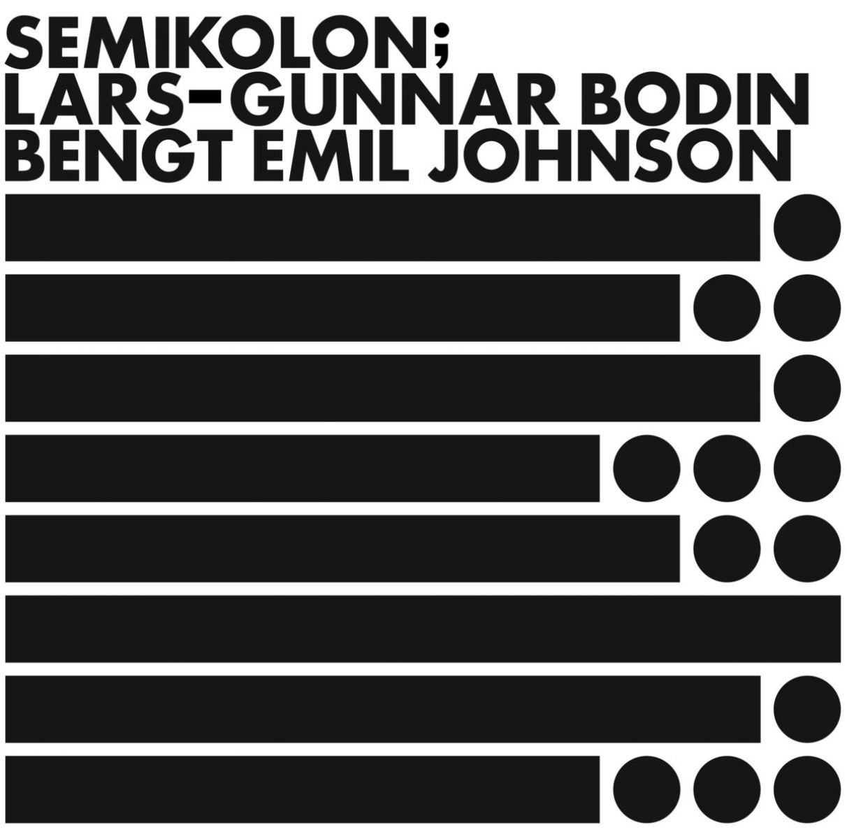 Afbeelding van Lars-Gunnar Bodin & Bengt Emil Johnson - Semikolon