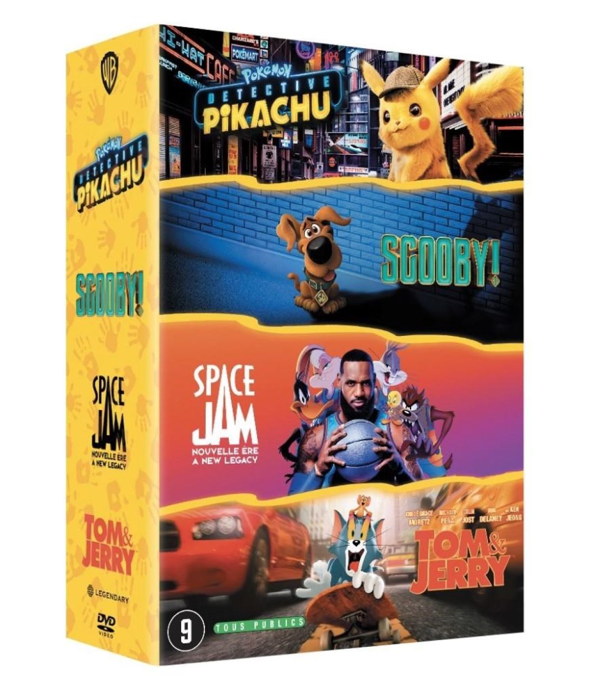 Space Jam - A New Legacy + Scoob! + Tom & Jerry + Detective Pikachu