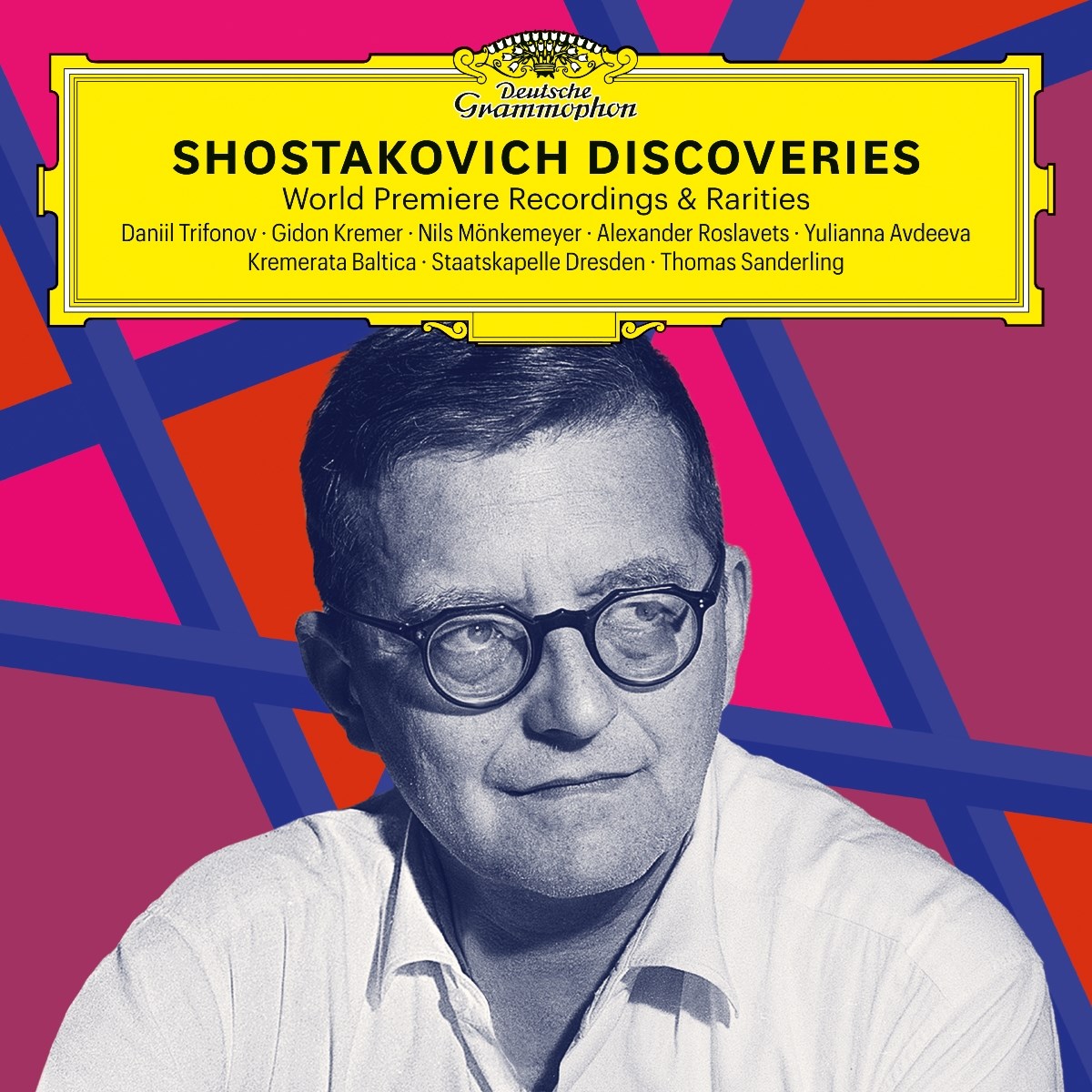 Afbeelding van Daniil Trifonov, Gidon Kremer, Nils Mönkemeyer, Staatskapelle Dresden & Thomas Sanderling - Shostakovich Discoveries: World Premiere Recordings & Rarities