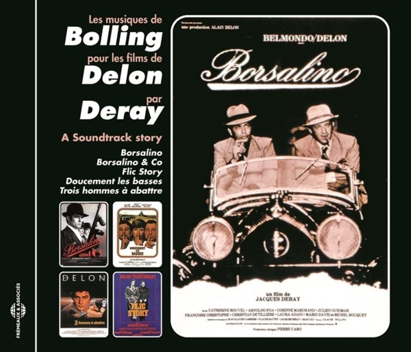 Claude Bolling & Jacques Deray - Les Musiques De Bolling Pour Les Films De Delon Mis En Scène Par Deray