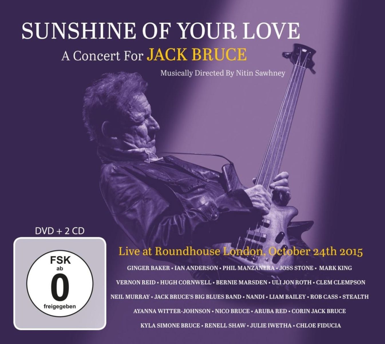Afbeelding van Various Artists - Sunshine Of Your Love - A Concert For Jack Bruce