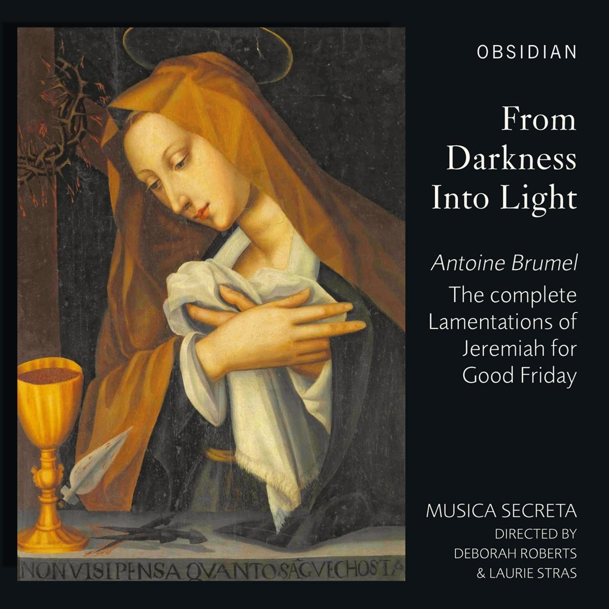 Afbeelding van Musica Secreta, Deborah Roberts & Laurie Stras - Antoine Brumel: From Darkness Into Light - The Complete Lamentations Of Jeremiah For Good Friday