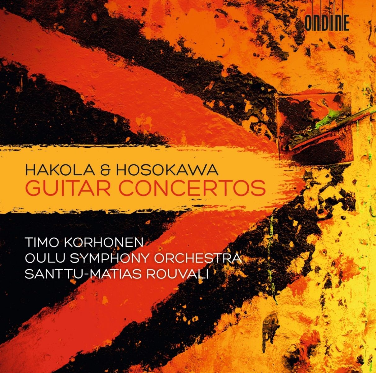 Afbeelding van Timo Korhonen, Oulu Symphony Orchestra, Santtu-Matias Rouvali - Hakola & Hosokawa: Guitar Concertos