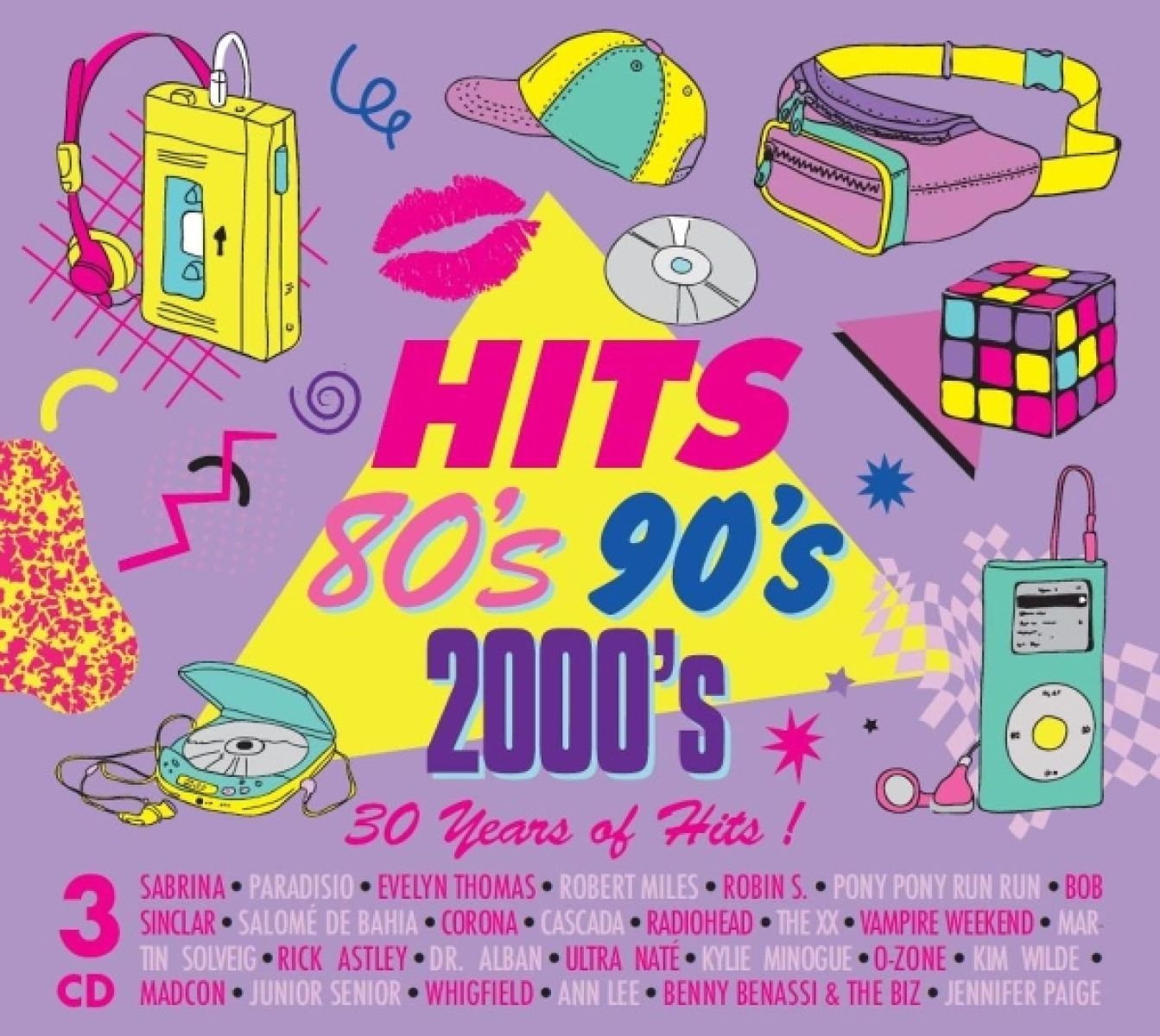 Afbeelding van Various Artists - Hits 80's 90's 2000's: 30 Years Of Hits