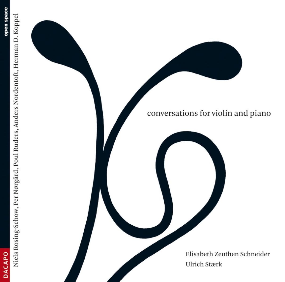 Afbeelding van Elisabeth Zeuthen Schneider, Ulrich Staerk - Conversations For Violin & Piano
