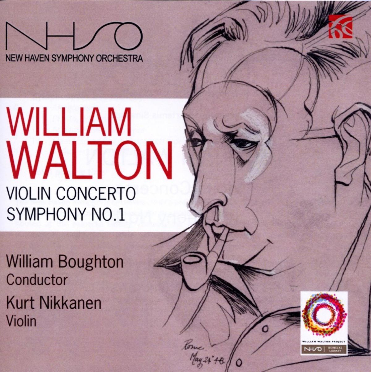 The New Haven Symphony Orchestra, William Boughton, Kurt Nikkanen - Walton: Violin Concerto & Symphony No. 1