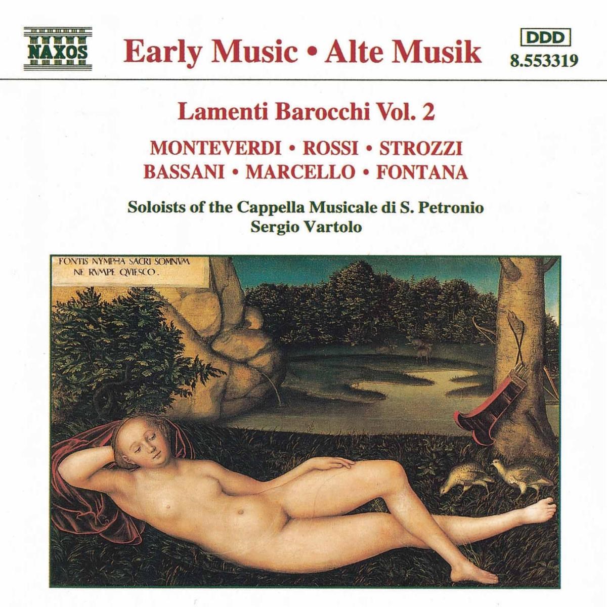 Afbeelding van Capella Musicale Di San Petronio - Lamenti Barocchi 2